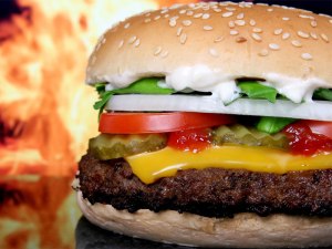 No, it's not a deadly sin to enjoy a cheeseburger.